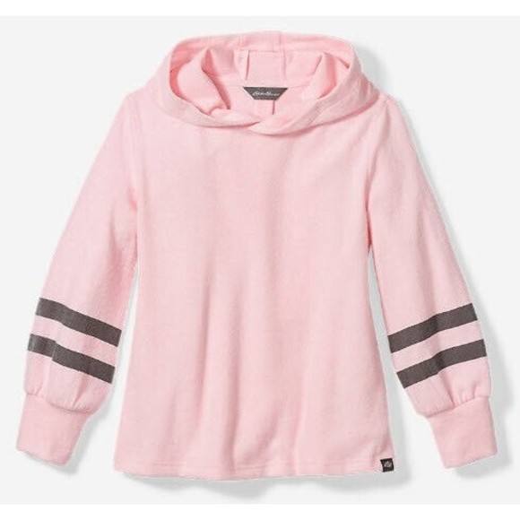 Eddie Bauer Girls Ultrasoft Long sleeve Hoodie Kids Size L, Pink NWT - Picture 1 of 2